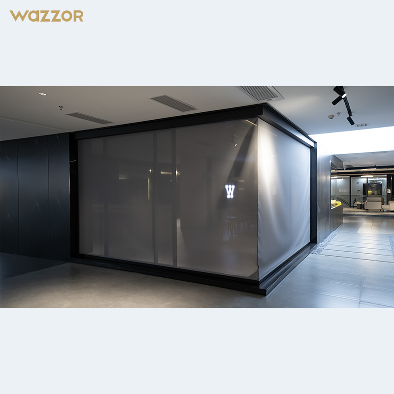 Wazzor Nfrc Kraftig Stor Dobbelt Hærdet Glas Lydløs Skydedør Og Vinduer Udvendig Balkon Terrasse Glas Aluminiumsdør