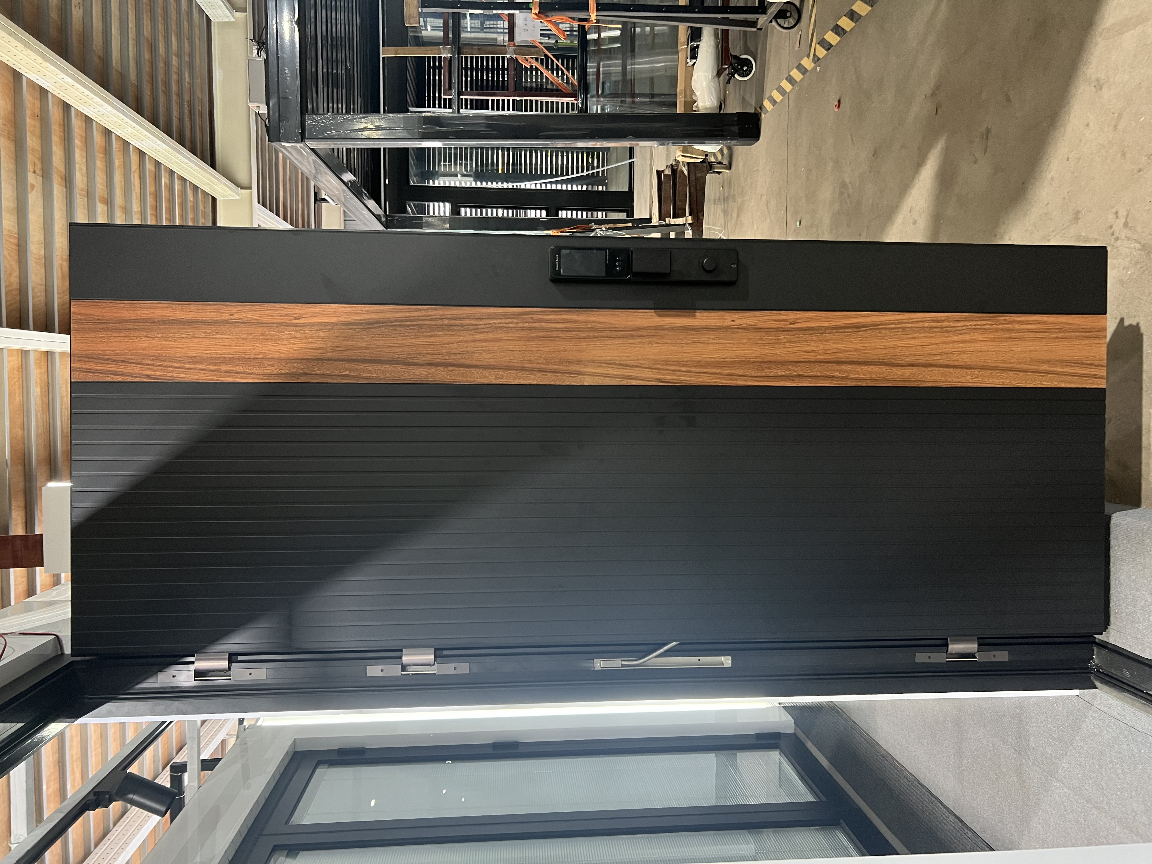 ZEKIN Ny design luksus indgangsdør i aluminium til huse og villaer Hoveddøre specialdesignet udvendig drejedør