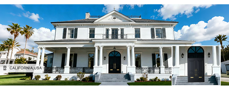 Historisk restaurering af indgangsdør