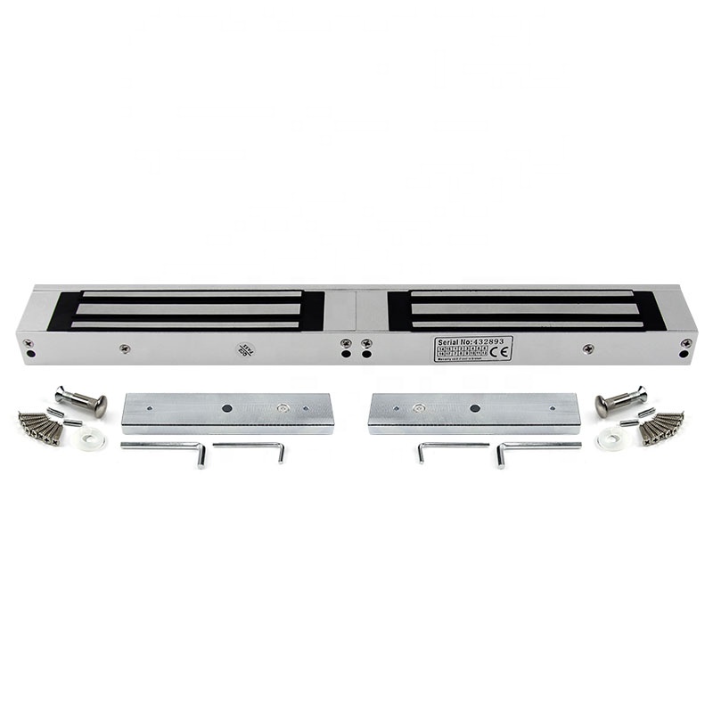 DFD 180KG Dobbeltdør Aluminiumlegering Magnetisk Lås Sikkerhedsadgangskontrolsystem Engros OEM ODM Kommerciel