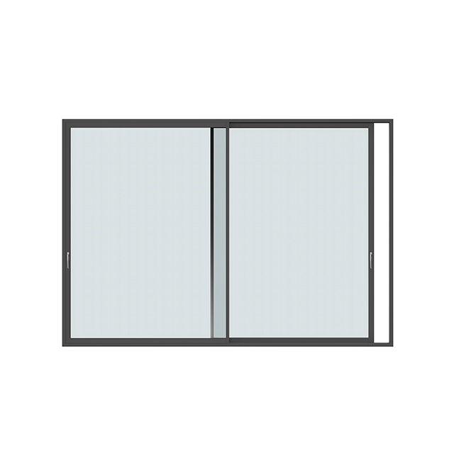 God kvalitet, kraftig villa med dobbeltglas, skydedørssystem i aluminium, skydedør i glas, døre og vinduer
