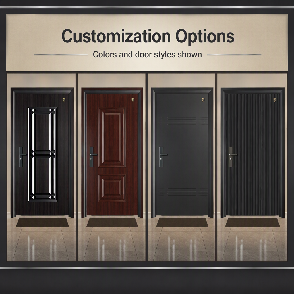 Customized Modern Entry Security Door Digital Smart Lock Electric Automatic Anti-Theft for Hotels Smart Houses Apartments for