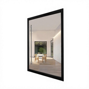 Lolands Moderne Dobbelt Vippedør i Aluminium og Glas med Sidepanel til Villa Badeværelse