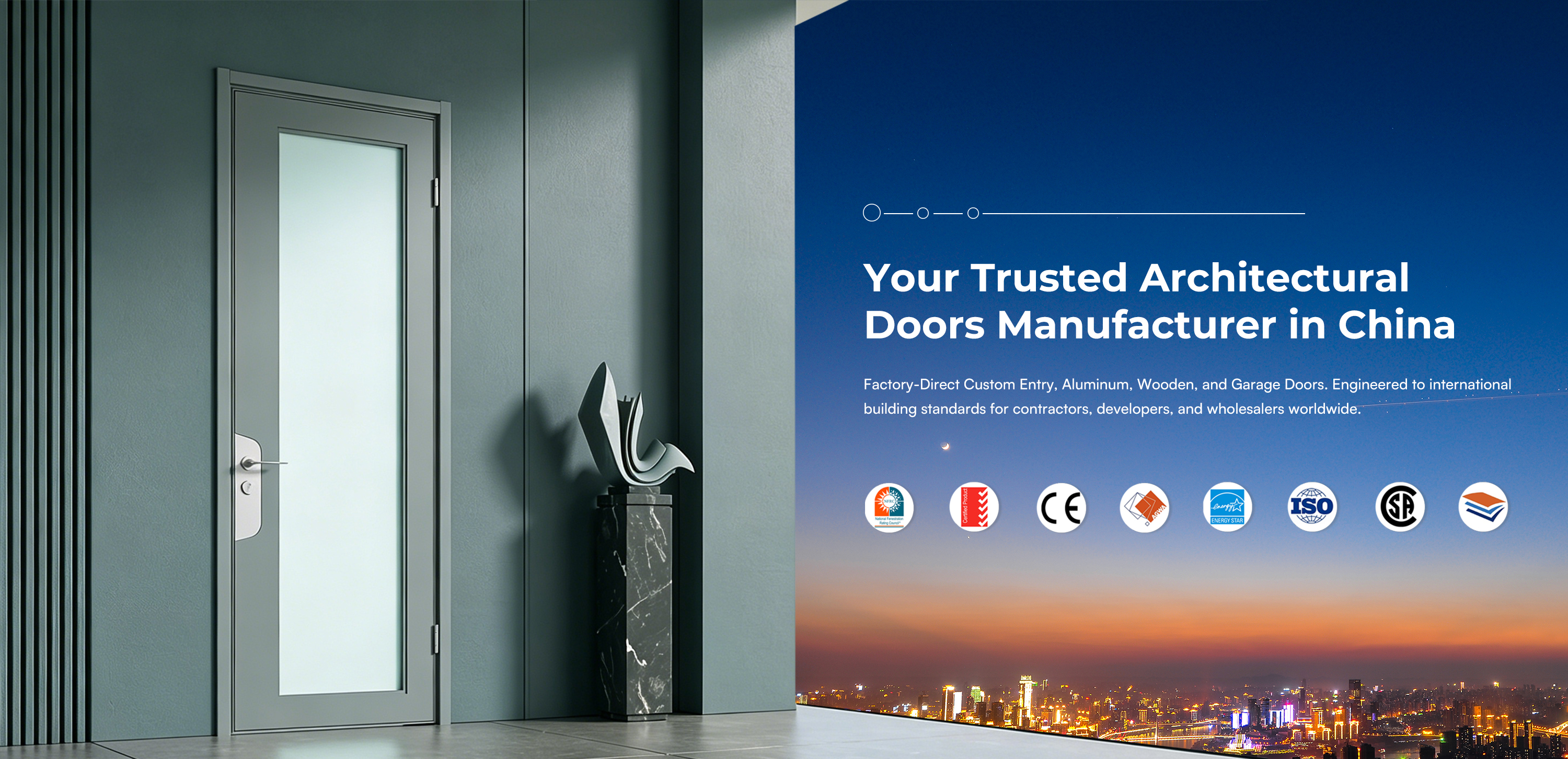 Stor pivotdør til kommercielt indgangsparti fra Guangdong Dejiyoupin Doors and Windows Co., Ltd.